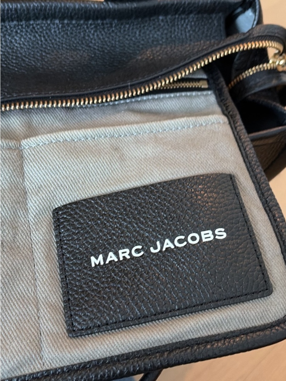 Marc Jacobs Black Pebbled Leather 'The Tote Bag' Satchel - Picture 6 of 9